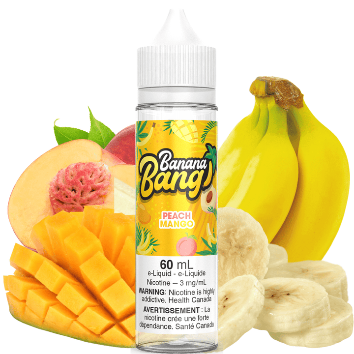 Peach Mango by Banana Bang E-Liquid 3mg Airdrie Vape SuperStore and Bong Shop Alberta Canada