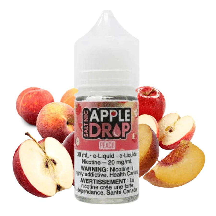 Peach Salts by Apple Drop E-Liquid 30ml / 12mg Airdrie Vape SuperStore and Bong Shop Alberta Canada