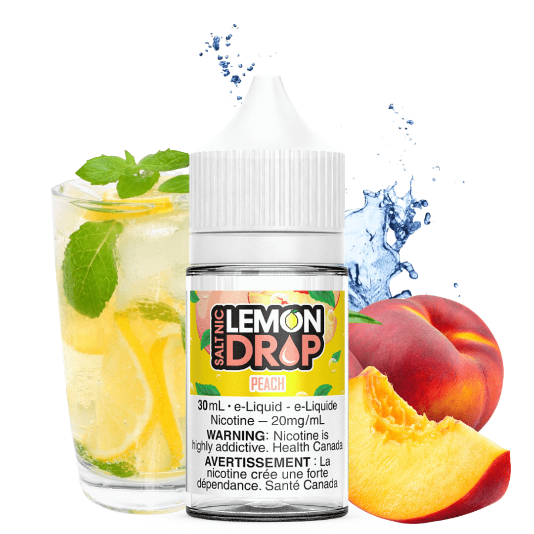 Peach Salts by Lemon Drop E-Liquid Airdrie Vape SuperStore and Bong Shop Alberta Canada
