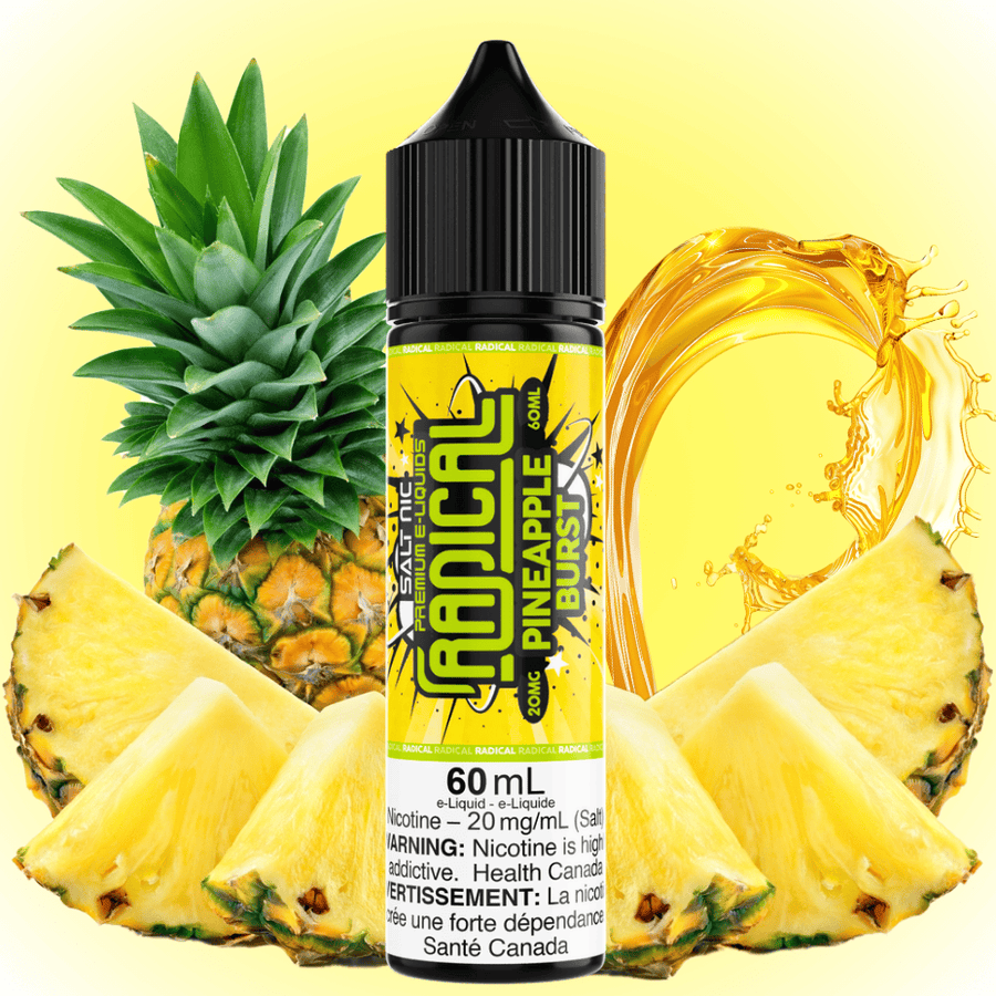 Pineapple Burst by Radical E-Liquid-60mL Airdrie Vape SuperStore and Bong Shop Alberta Canada