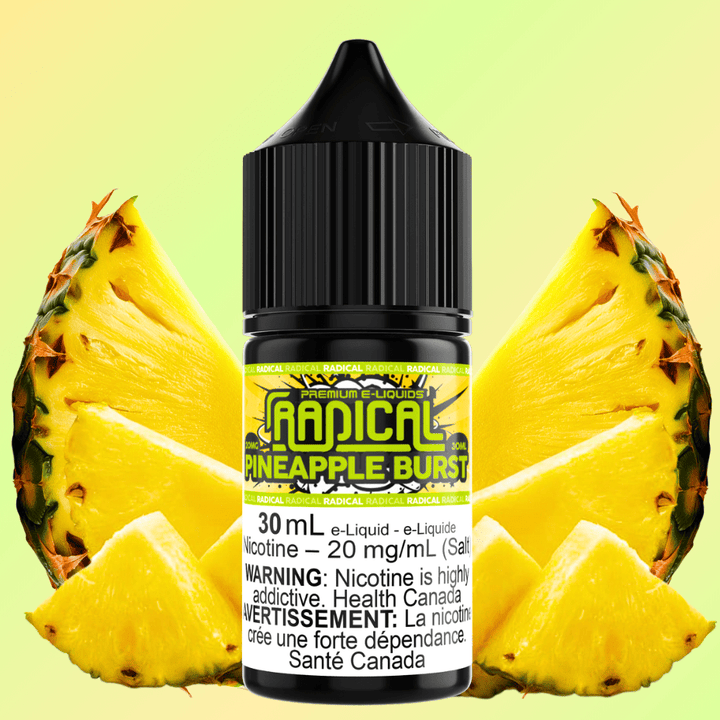 Pineapple Burst Salt Nic by Radical E-liquid Airdrie Vape SuperStore and Bong Shop Alberta Canada