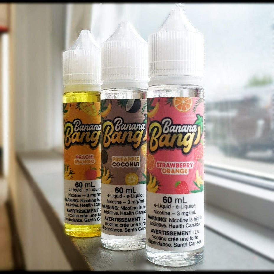 Pineapple Coconut by Banana Bang E-Liquid Airdrie Vape SuperStore and Bong Shop Alberta Canada