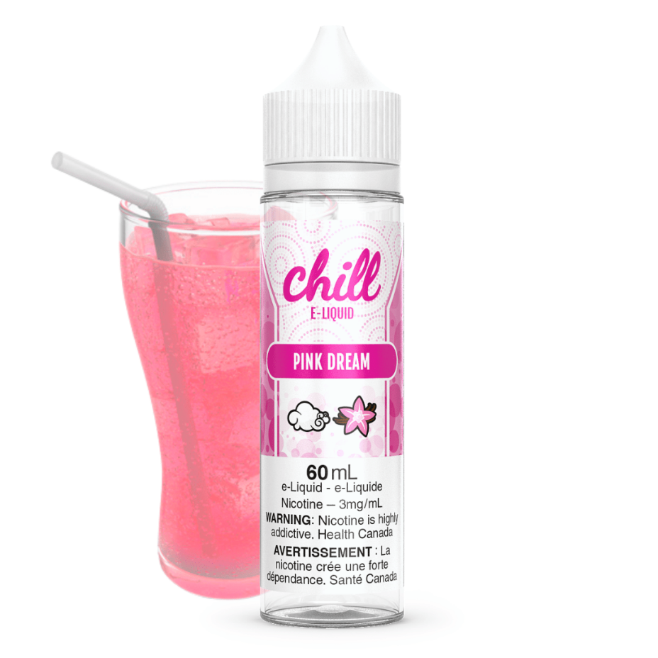 Pink Dream by Chill E-liquid 60ml / 3mg Airdrie Vape SuperStore and Bong Shop Alberta Canada