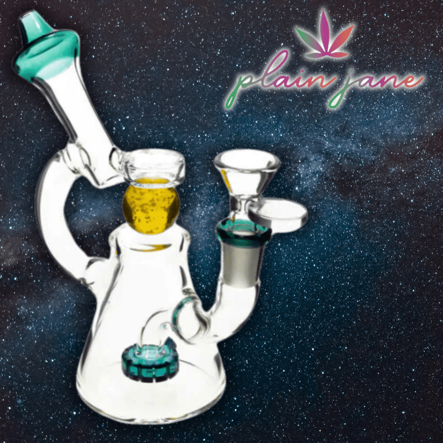 Plain Jane Marble Spinner Bubbler 6.5" Airdrie Vape SuperStore and Bong Shop Alberta Canada