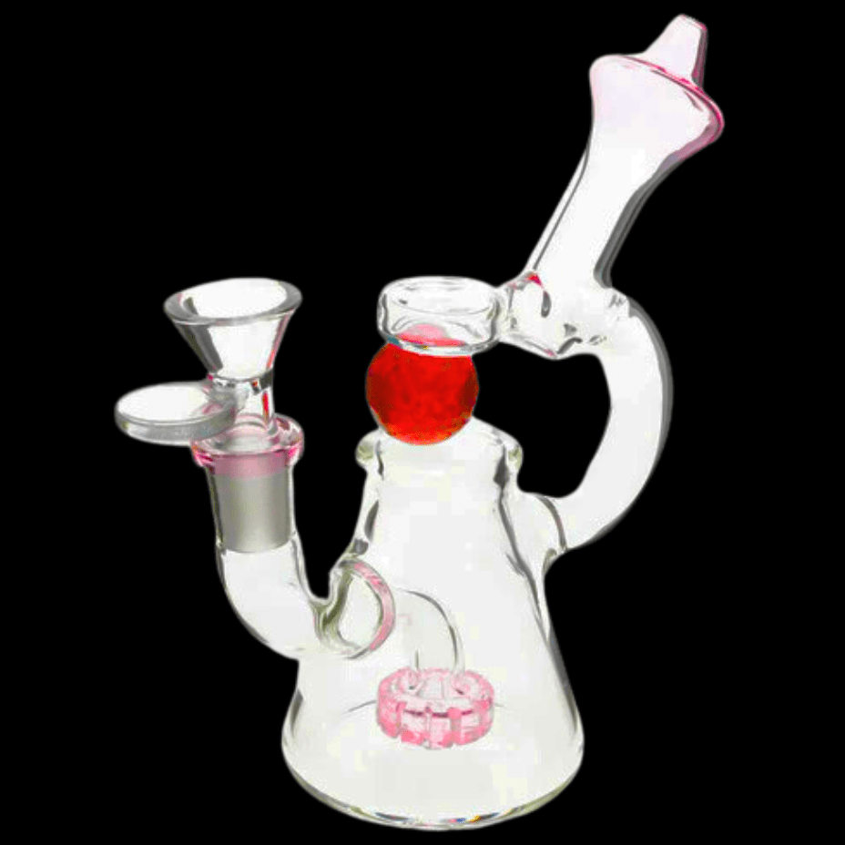 Plain Jane Marble Spinner Bubbler 6.5" Airdrie Vape SuperStore and Bong Shop Alberta Canada