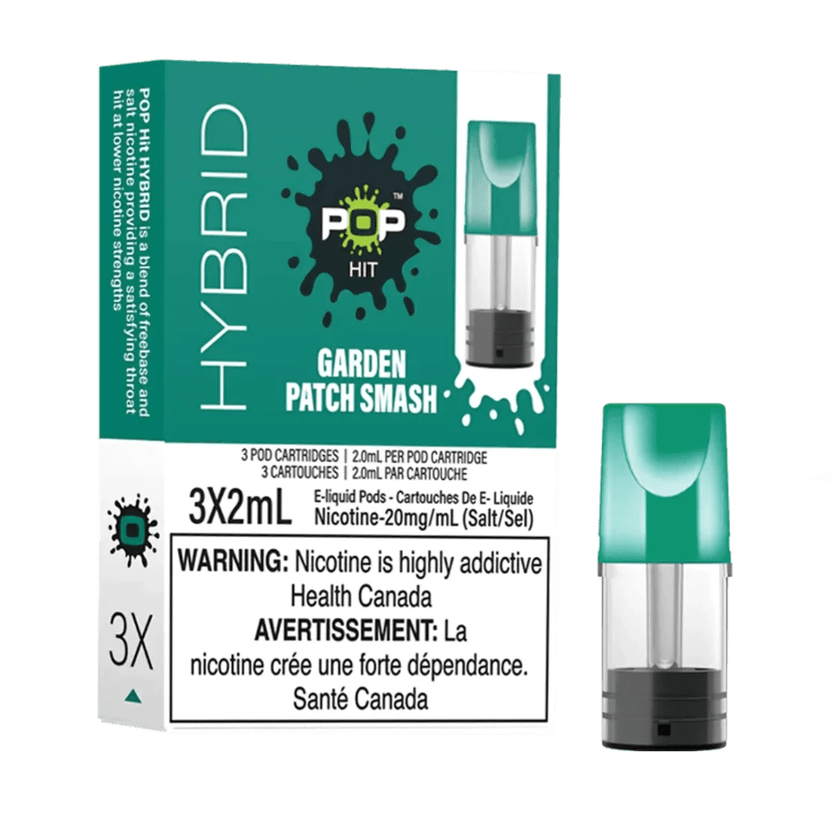 POP Hit Hybrid Pods-Garden Patch Smash (S-Compatible) 20mg Airdrie Vape SuperStore and Bong Shop Alberta Canada