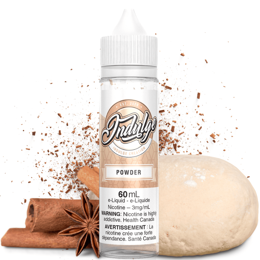 Powder by Indulge E-Liquid 60ml / 3mg Airdrie Vape SuperStore and Bong Shop Alberta Canada