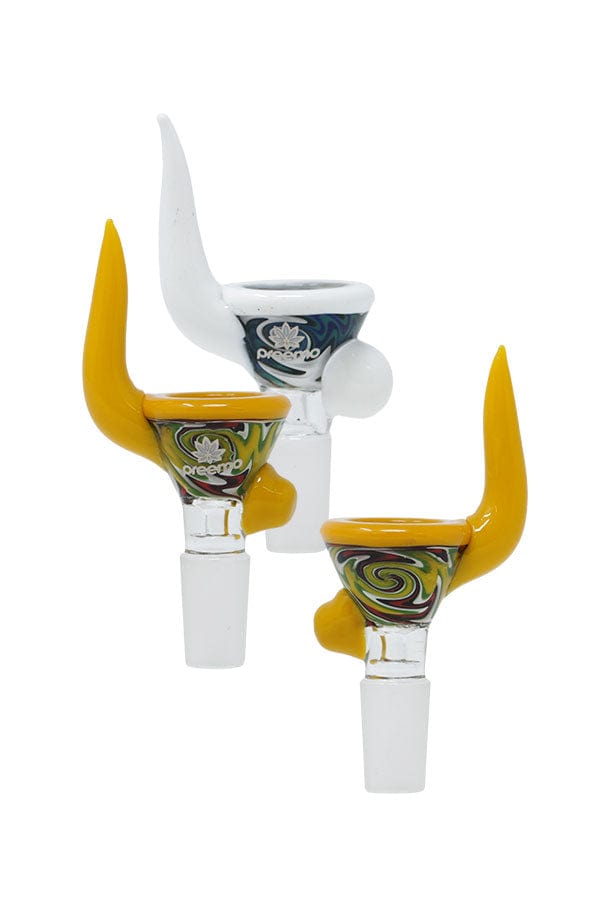Preemo Swirl Worked Bowl White Airdrie Vape SuperStore and Bong Shop Alberta Canada