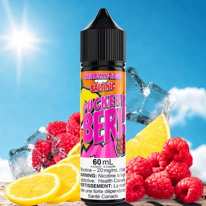 Pucker Beri Salt by Maverick E-Liquid-60mL Airdrie Vape SuperStore and Bong Shop Alberta Canada