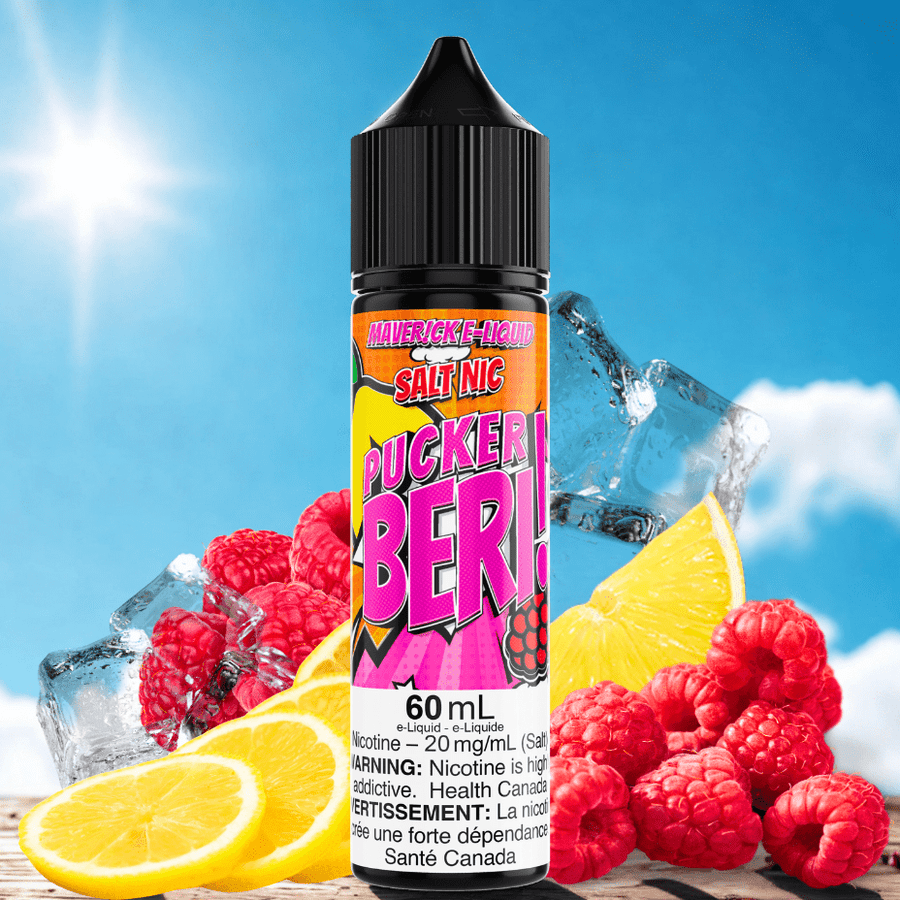 Pucker Beri Salt by Maverick E-Liquid-60mL Airdrie Vape SuperStore and Bong Shop Alberta Canada