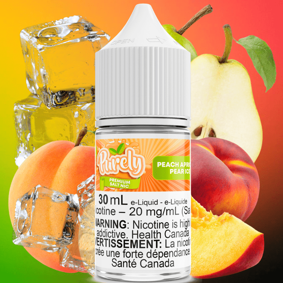 Purely E-Liquid Peach Apricot Pear Ice Salt Nic by Purely E-Liquid Peach Apricot Pear Ice Salt Nic by Purely E-Liquid-Airdrie Vape Store