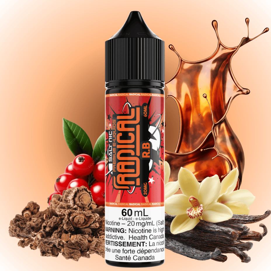 R.B by Radical E-Liquid-60mL Airdrie Vape SuperStore and Bong Shop Alberta Canada
