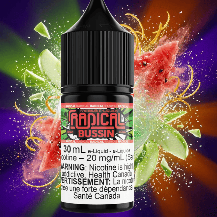 Radical E-Liquid Bussin Salt-30ml Airdrie Vape SuperStore and Bong Shop Alberta Canada