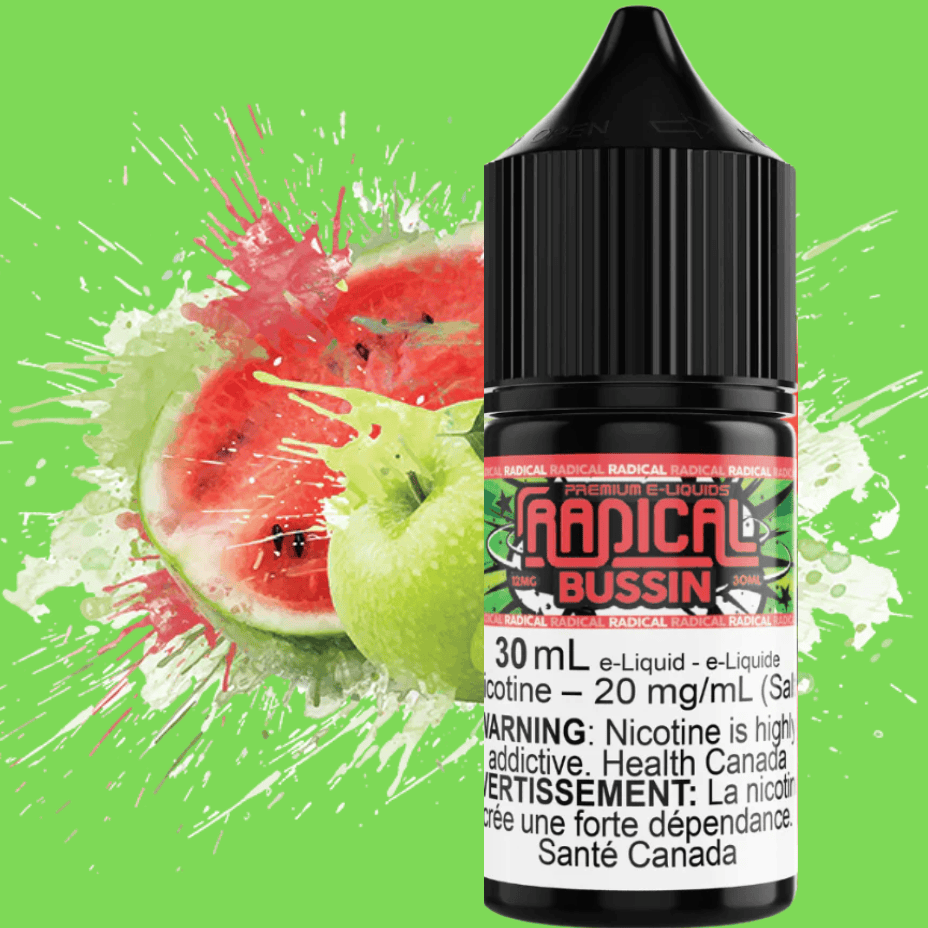 Radical E-Liquid Bussin Salt-30ml Airdrie Vape SuperStore and Bong Shop Alberta Canada