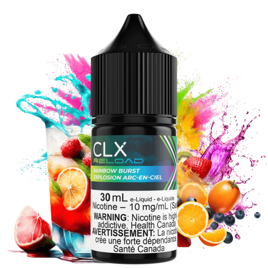 CLX Reloaded E-Liquid Salt-Rainbow Burst-Voted 2023 Best Vape Shop