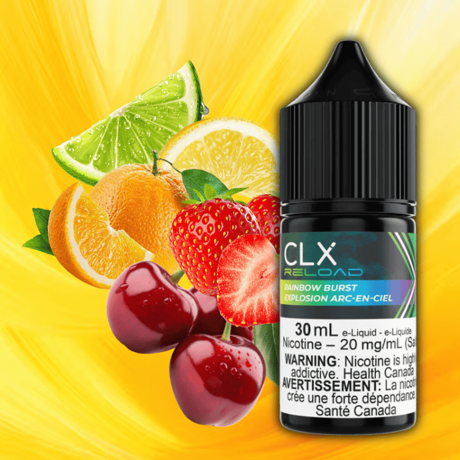 Rainbow Burst Salt by CLX Reload E-Liquid Airdrie Vape SuperStore and Bong Shop Alberta Canada