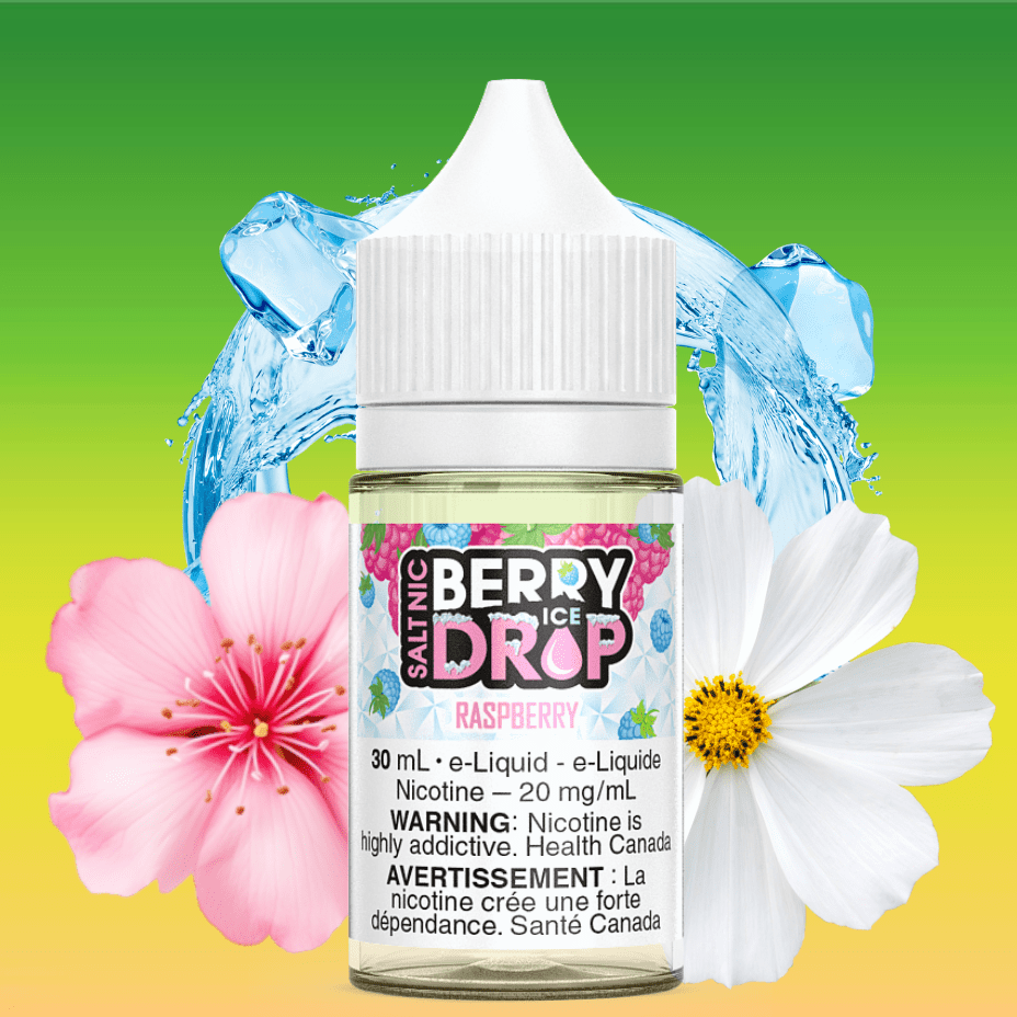 Raspberry Ice Salt by Berry Drop E-Liquid Airdrie Vape SuperStore and Bong Shop Alberta Canada