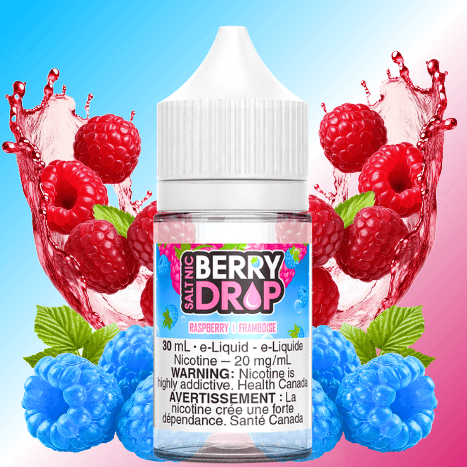 Raspberry Salts By Berry Drop E-Liquid Airdrie Vape SuperStore and Bong Shop Alberta Canada