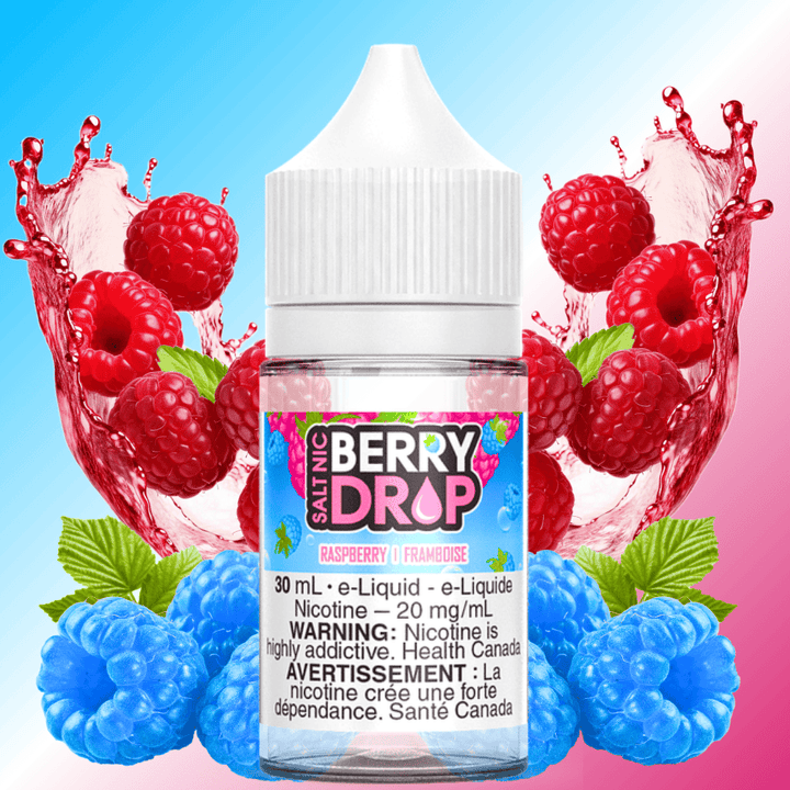 Raspberry Salts By Berry Drop E-Liquid Airdrie Vape SuperStore and Bong Shop Alberta Canada
