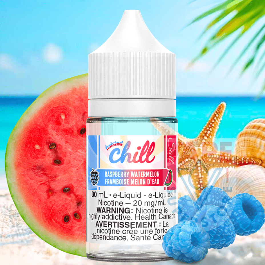 Raspberry Watermelon Salts by Chill E-Liquid Airdrie Vape SuperStore and Bong Shop Alberta Canada