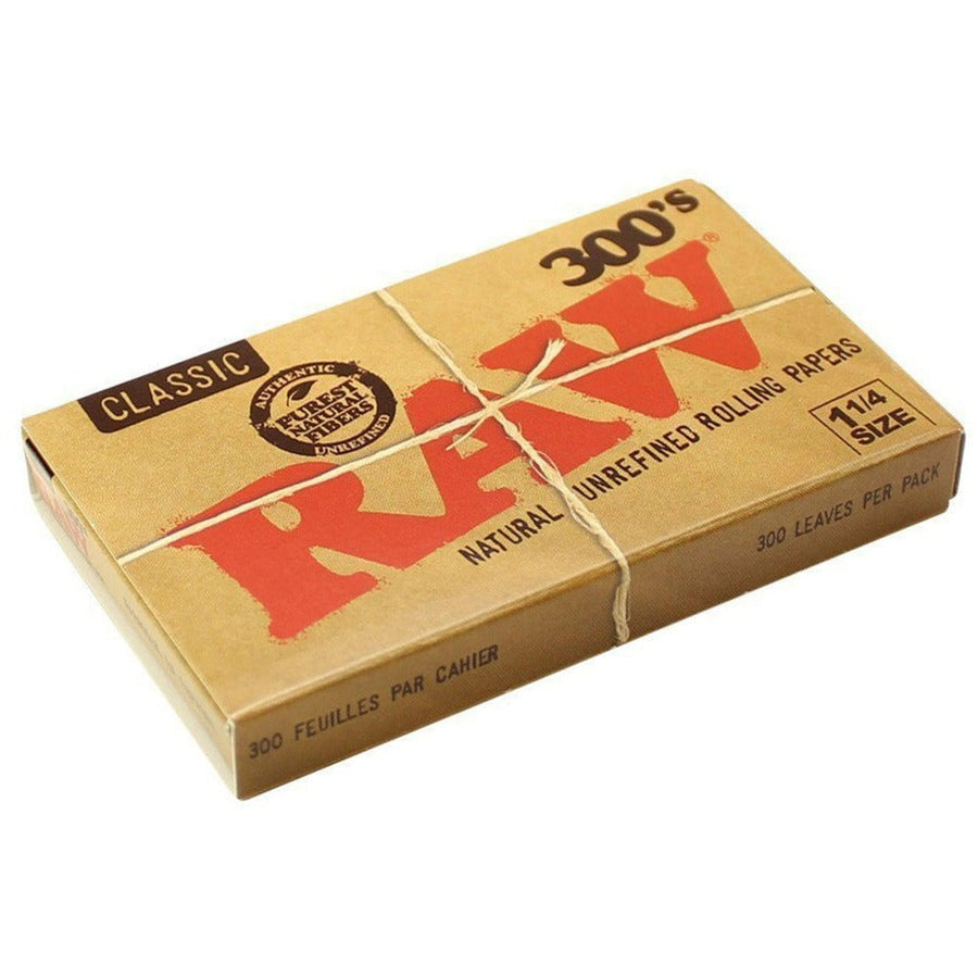 RAW 300s Natural Unrefined Classic Rolling Paper 1/14" Airdrie Vape SuperStore and Bong Shop Alberta Canada