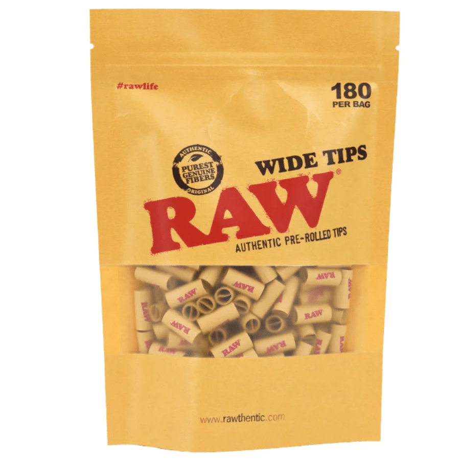 Raw Classic Pre-Rolled Wide Tips 180ct 180 Count Airdrie Vape SuperStore and Bong Shop Alberta Canada