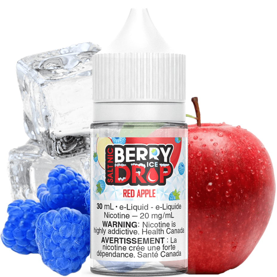 Red Apple Ice Salt by Berry Drop E-Liquid 12mg / 30mL Airdrie Vape SuperStore and Bong Shop Alberta Canada