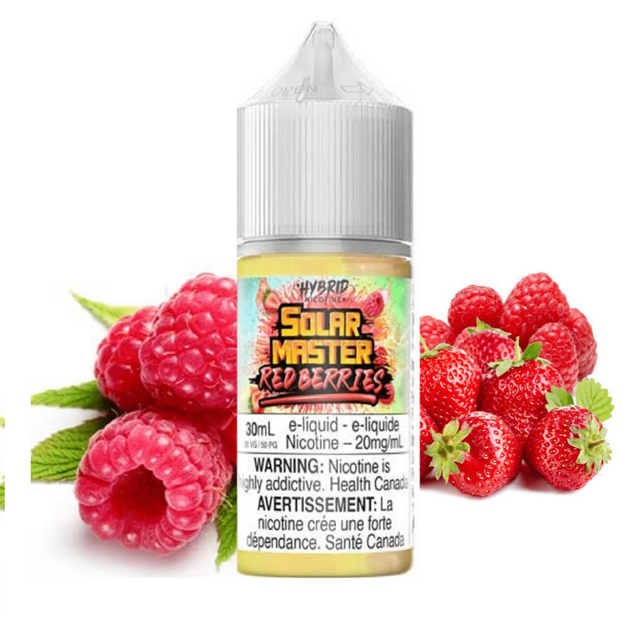 Red Berries Salt by Solar Master E-liquid 30ml / 5mg HYBRID Airdrie Vape SuperStore and Bong Shop Alberta Canada