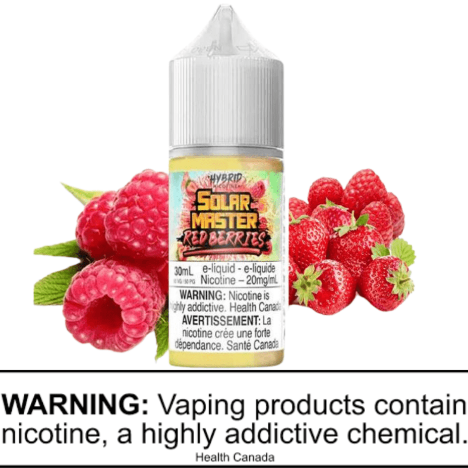 Red Berries Salt by Solar Master E-liquid Airdrie Vape SuperStore and Bong Shop Alberta Canada