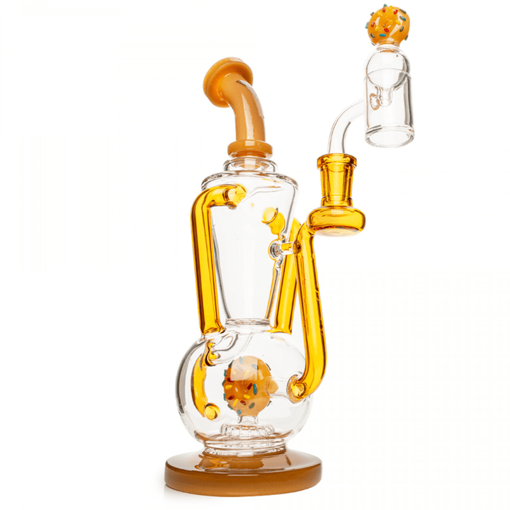 Red Eye Dunker Dual Uptake Concentrate Recycler-11" 11" / Orange Airdrie Vape SuperStore and Bong Shop Alberta Canada