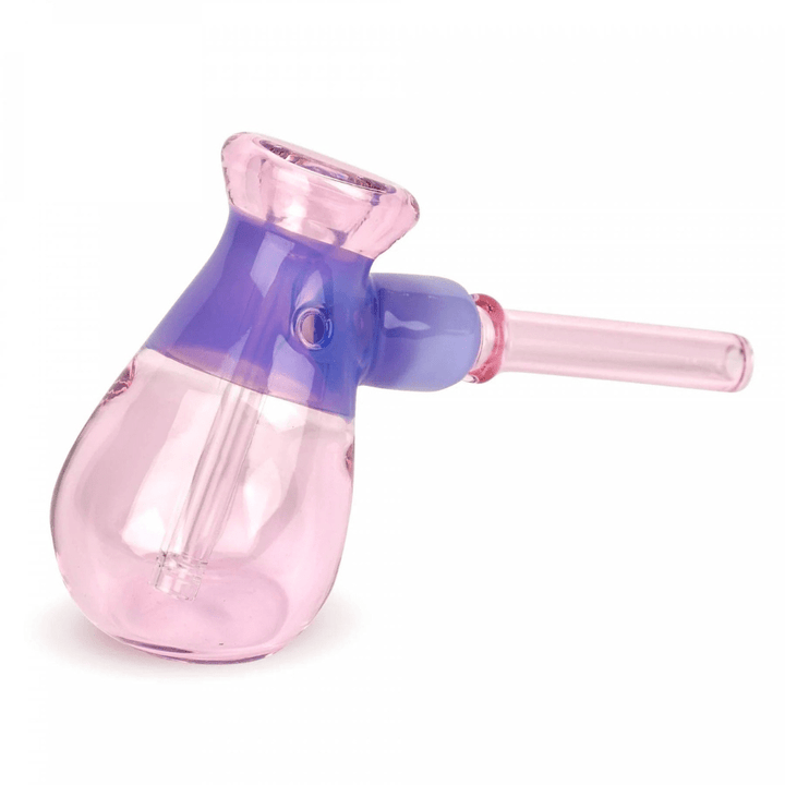 Red Eye Glass 4.5" Color Blocked Hammer Bubbler Pink Airdrie Vape SuperStore and Bong Shop Alberta Canada