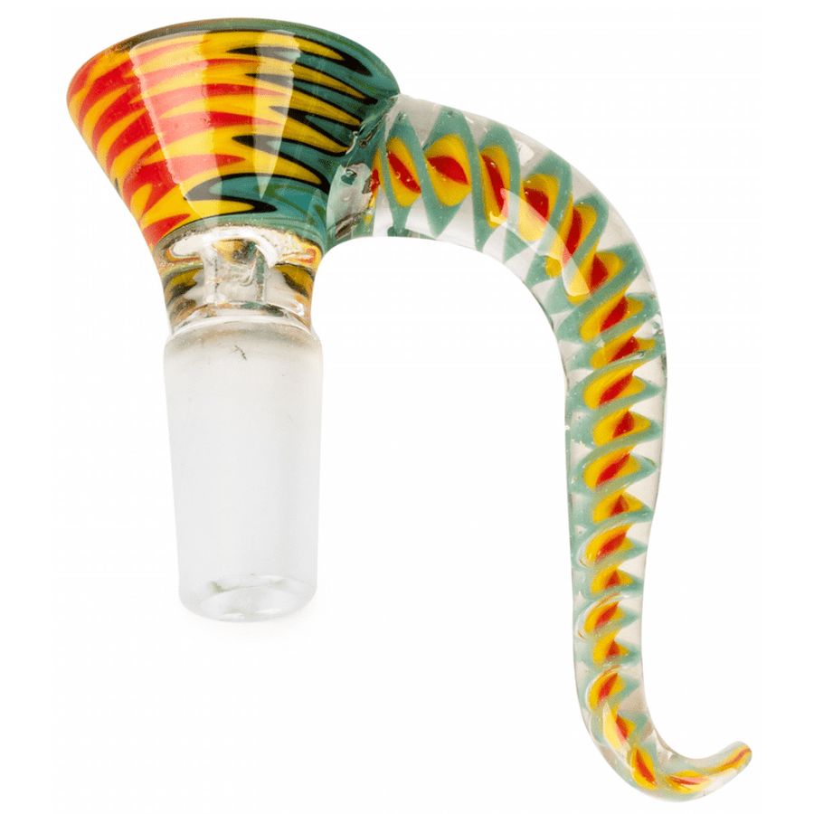 Red Eye Glass Carnival Cone Pull-Out 14mm 14mm / Rasta Airdrie Vape SuperStore and Bong Shop Alberta Canada