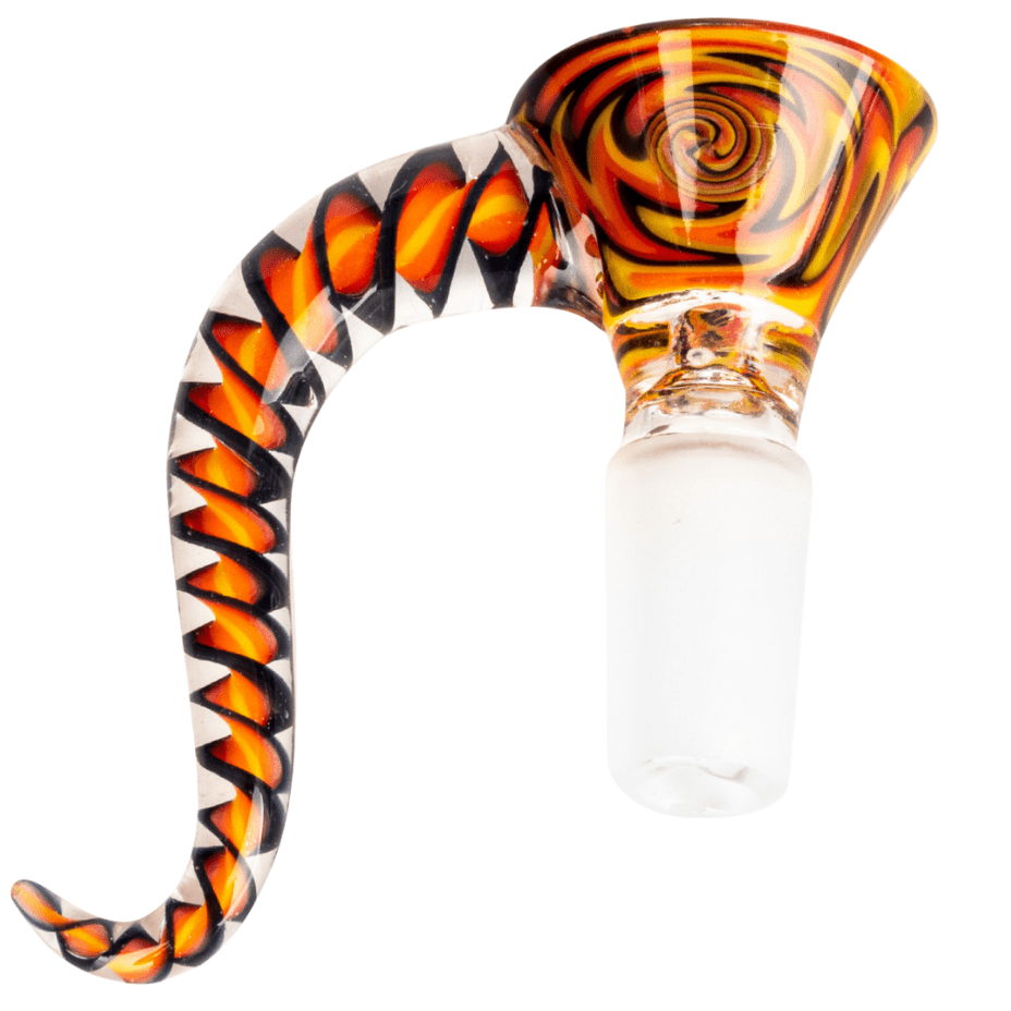 Red Eye Glass Carnival Cone Pull-Out 14mm 14mm / Red Airdrie Vape SuperStore and Bong Shop Alberta Canada