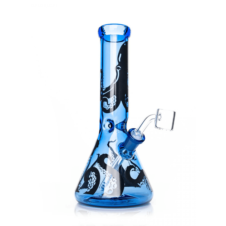 Red Eye Glass Octopus Beaker Base Concentrate Rig-8.5" Airdrie Vape SuperStore and Bong Shop Alberta Canada