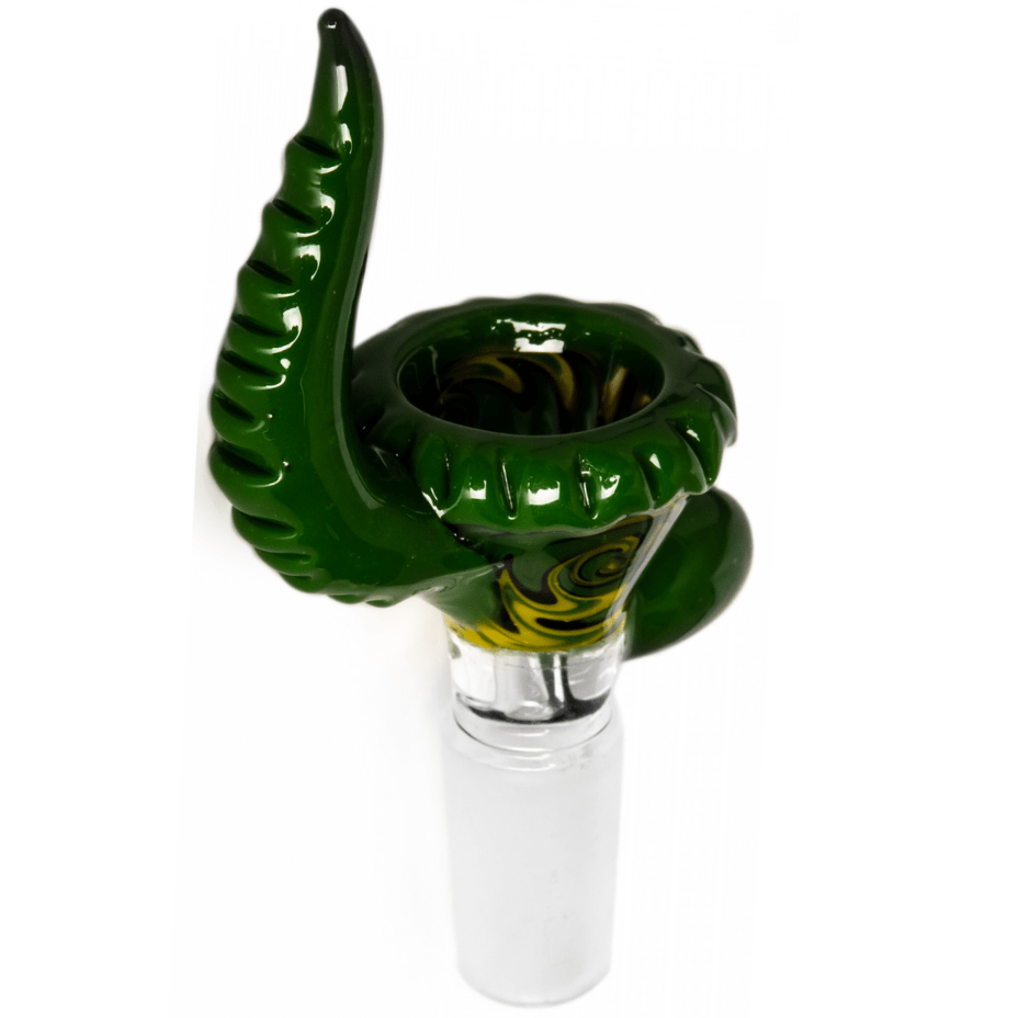 Red Eye Glass Wig-Wag Cone Pull Out Bowl 14mm 14mm / Green Airdrie Vape SuperStore and Bong Shop Alberta Canada