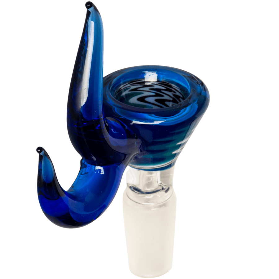 Red Eye Glass Wig-Wag Pull-Out w/ Dual Horn Handle 14mm 14mm / Sapphire Blue Airdrie Vape SuperStore and Bong Shop Alberta Canada