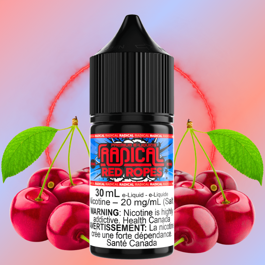 Red Ropes Salt Nic by Radical E-liquid 30mL / 12mg Airdrie Vape SuperStore and Bong Shop Alberta Canada