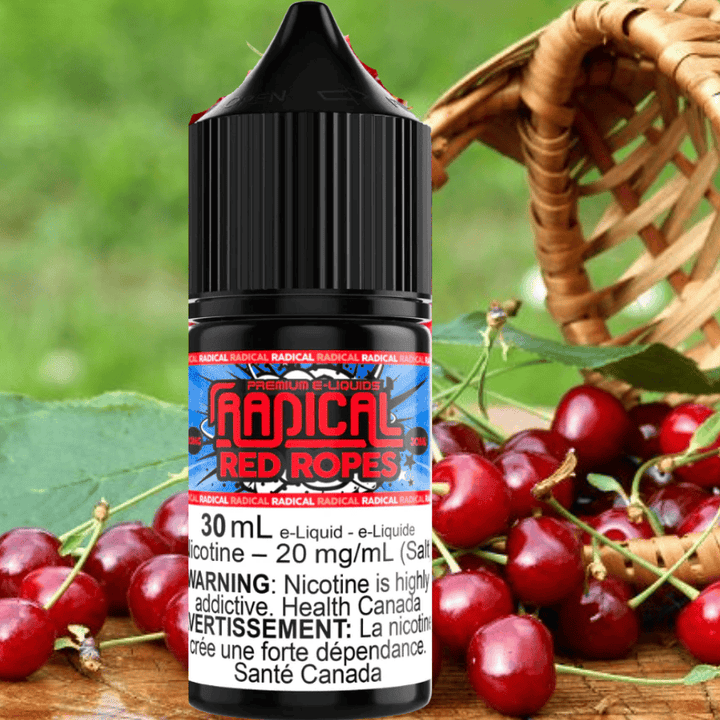 Red Ropes Salt Nic by Radical E-liquid 30mL / 12mg Airdrie Vape SuperStore and Bong Shop Alberta Canada