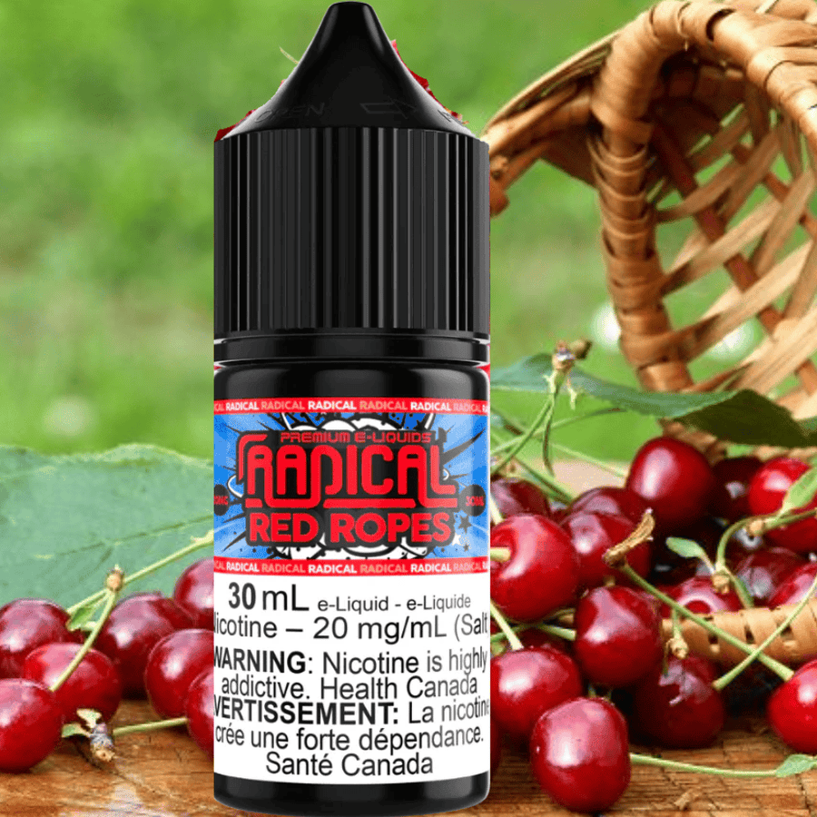 Red Ropes Salt Nic by Radical E-liquid 30mL / 12mg Airdrie Vape SuperStore and Bong Shop Alberta Canada