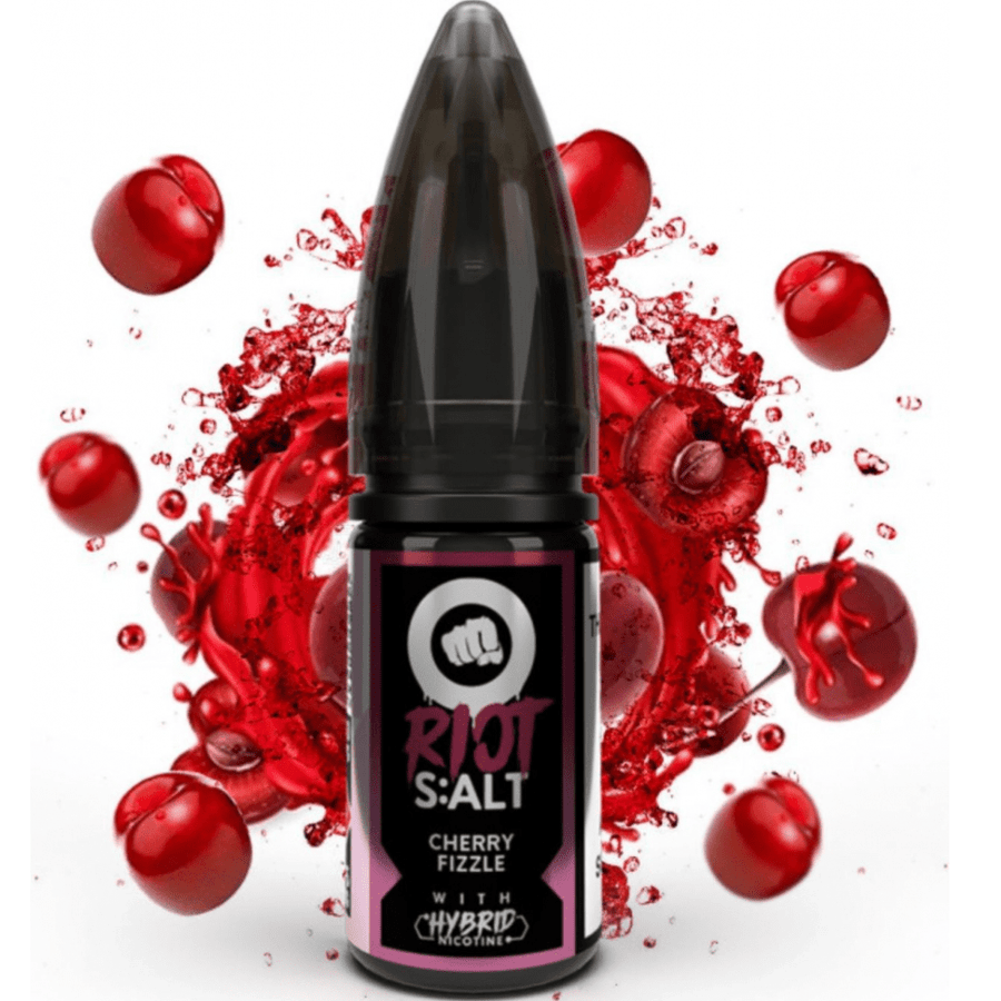 Riot Squad Cherry Fizzle Hybrid Salt 30ml / 10mg Airdrie Vape SuperStore and Bong Shop Alberta Canada
