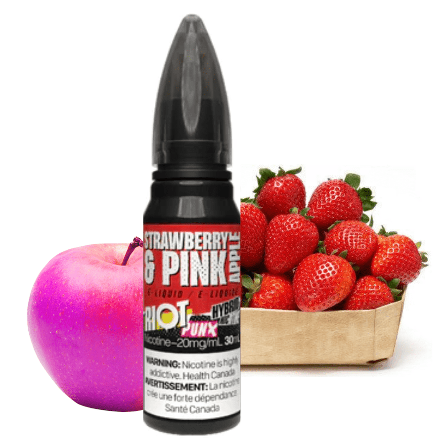 Riot Squad Strawberry & Pink Apple Hybrid Salt 30ml / 10mg Airdrie Vape SuperStore and Bong Shop Alberta Canada
