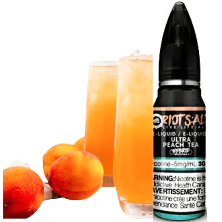 Riot Squad Ultra Peach Tea Hybrid Salts 30ml / 10mg Airdrie Vape SuperStore and Bong Shop Alberta Canada