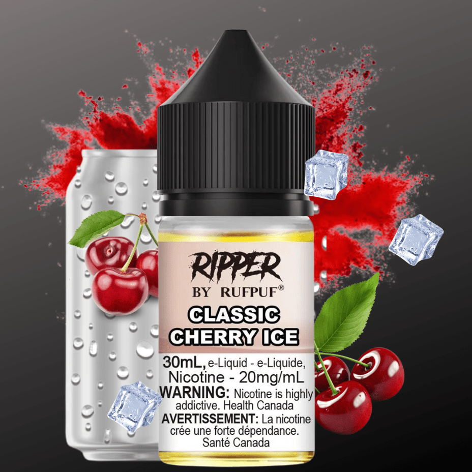 Ripper Rufpuf Salt-Classic Cherry Ice 30ml / 10mg Airdrie Vape SuperStore and Bong Shop Alberta Canada