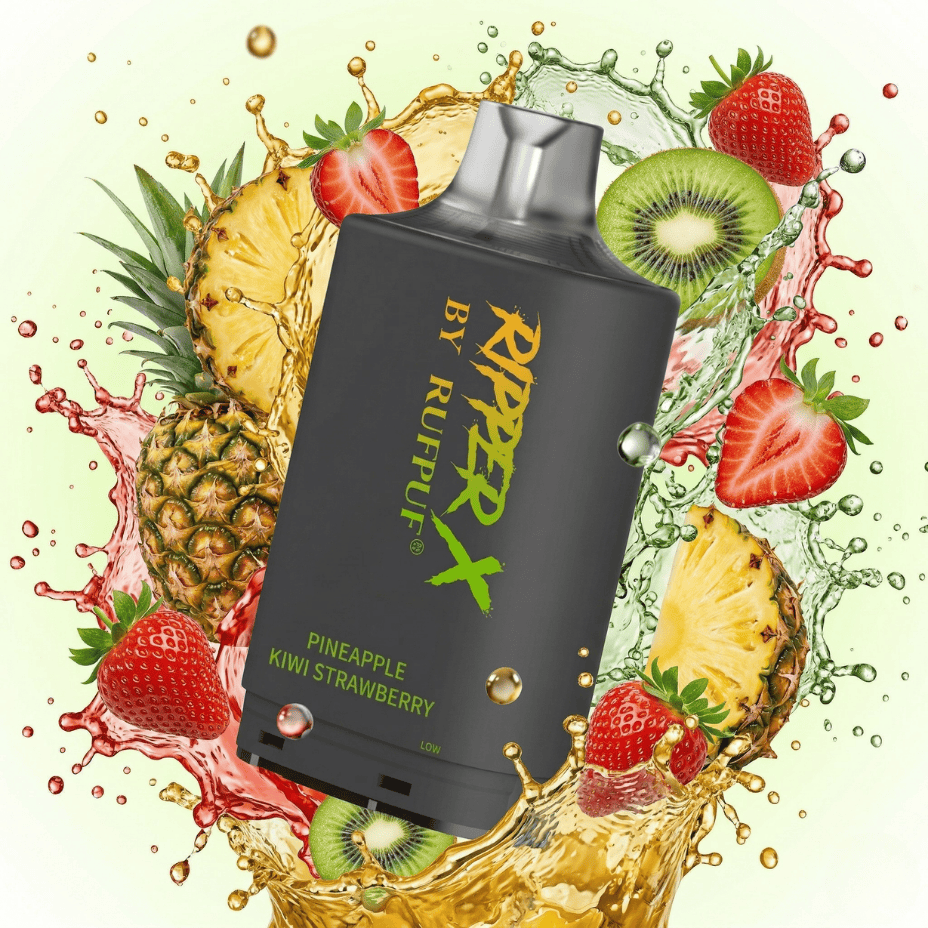 Ripper X 75K Turbo Pod - Pineapple Kiwi Strawberry 75000 Puffs / 20mg Airdrie Vape SuperStore and Bong Shop Alberta Canada
