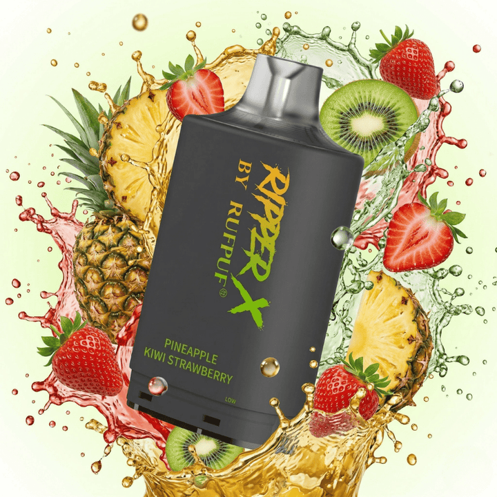 Ripper X 75K Turbo Pod - Pineapple Kiwi Strawberry 75000 Puffs / 20mg Airdrie Vape SuperStore and Bong Shop Alberta Canada