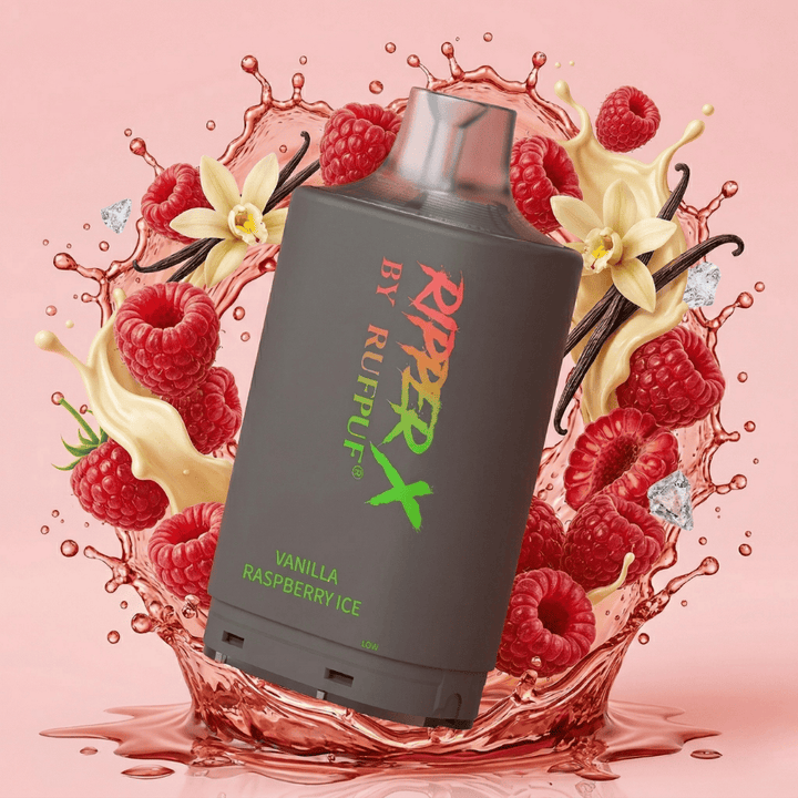 Ripper X 75K Turbo Pod - Vanilla Raspberry Ice 75000 Puffs / 20mg Airdrie Vape SuperStore and Bong Shop Alberta Canada