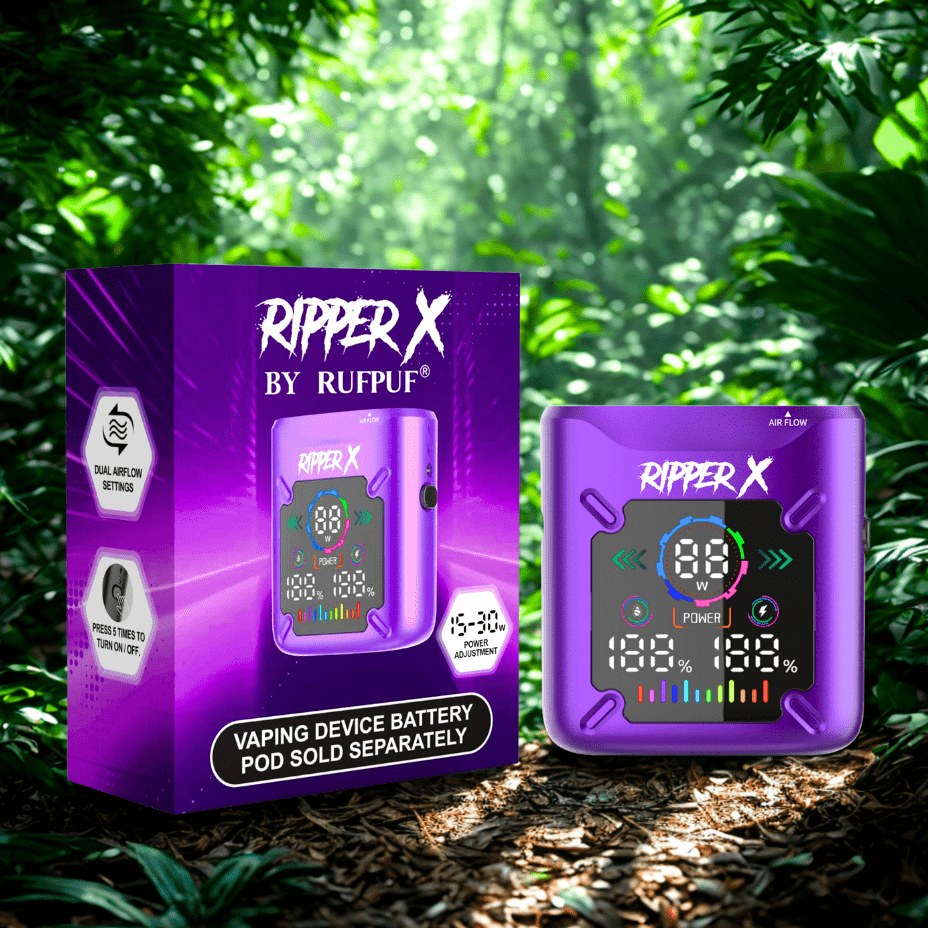 Ripper X Ultra Battery-1000mAh Metallic Purple Airdrie Vape SuperStore and Bong Shop Alberta Canada