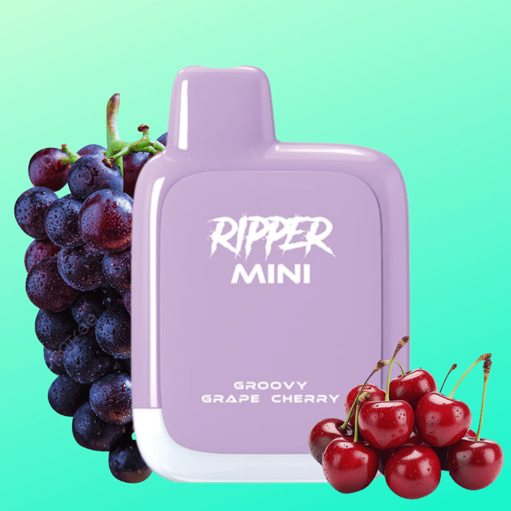 Rufpuf Ripper Mini Disposable Vape-1100 1000 puffs / Groovy Grape Cherry Airdrie Vape SuperStore and Bong Shop Alberta Canada