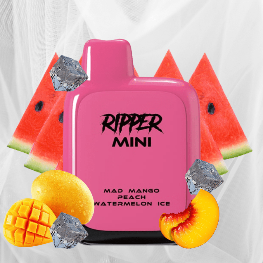 Rufpuf Ripper Mini Disposable Vape-Mango Peach Watermelon Ice 1000 puffs Airdrie Vape SuperStore and Bong Shop Alberta Canada