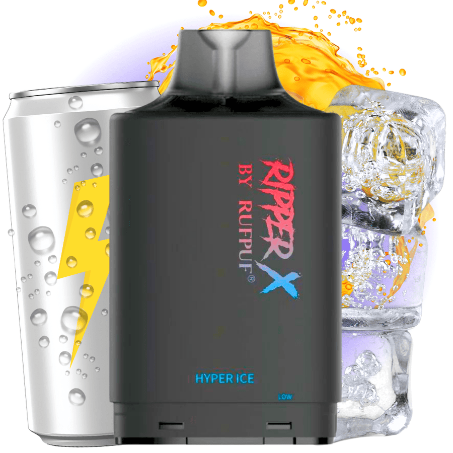 RufPuf Ripper X 50K Turbo Pod - Hyper Ice Airdrie Vape SuperStore and Bong Shop Alberta Canada